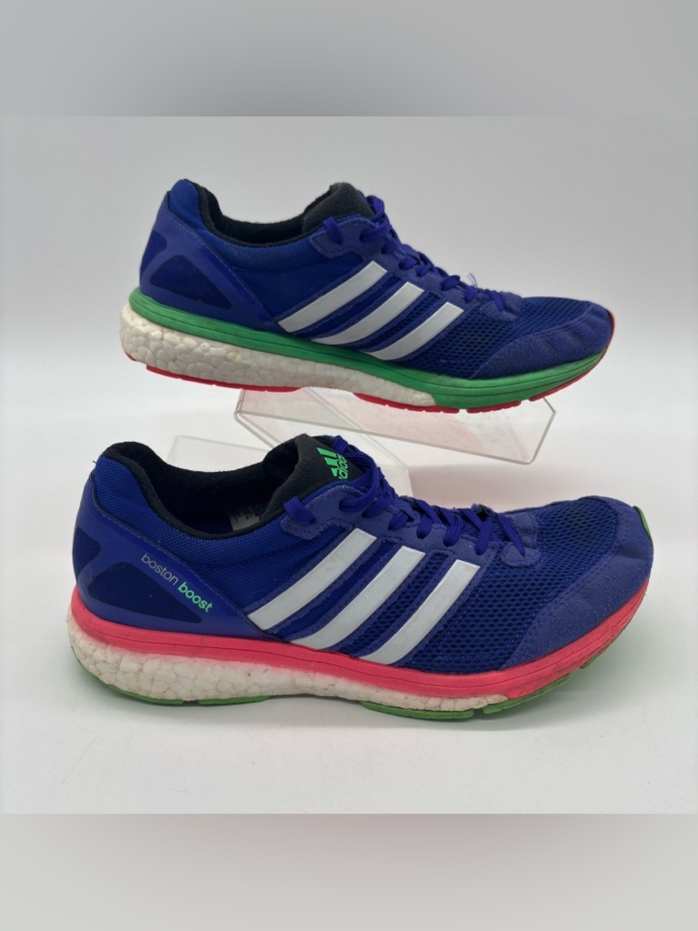 Adidas Adizero Boston Boost 5 Women’s Blue Running Shoes Size US 7 UK 5.5 - Picture 2 of 9